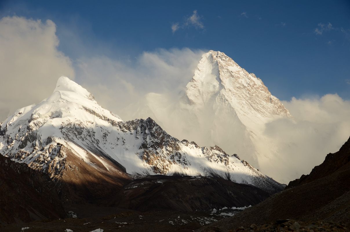 02 Clouds Clearing From K2 North Face Late Afternoon From K2 North Face Intermediate Base Camp 4462m